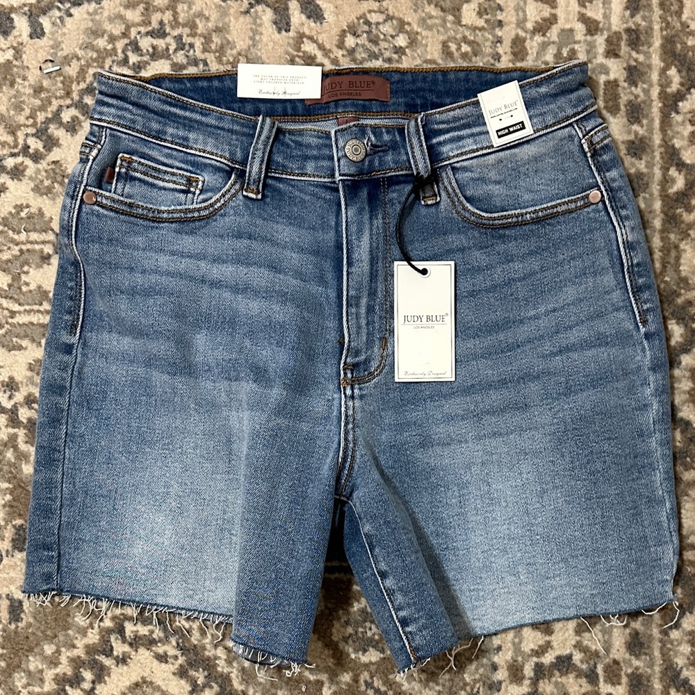 Judy Blue Classic Blue Denim Shorts